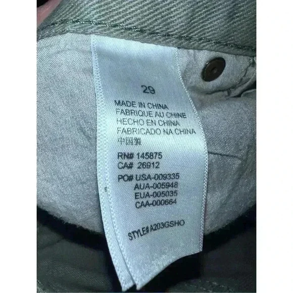 Amuse society Jean short green size 29 - Picture 4 of 5